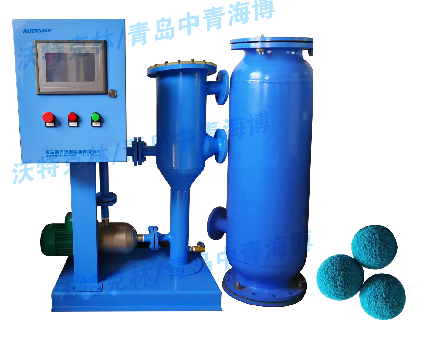 沃特克林系列-冷凝器在线清洗装置（胶球、管刷）